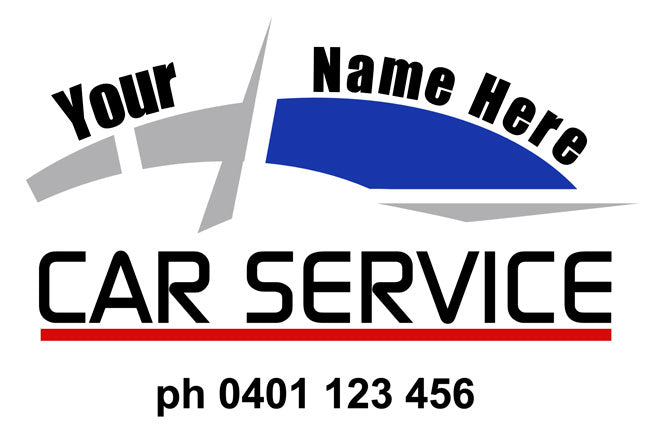 Auto Mechanical Service Stickers