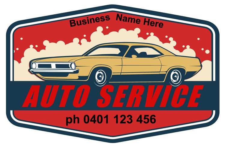 Auto Service Due Stickers