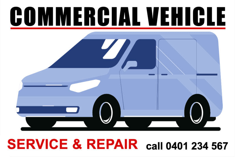 Commercial Vehicle Service Stickers
