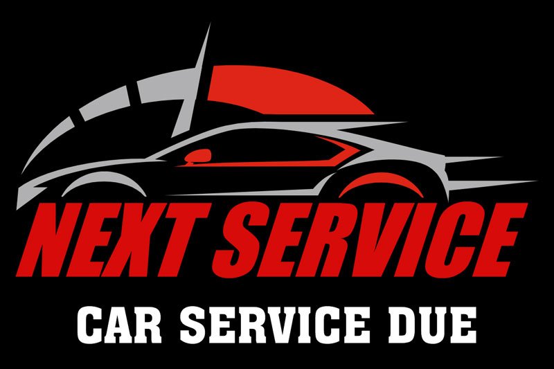 100 x stickers Date of Next Service Sticker