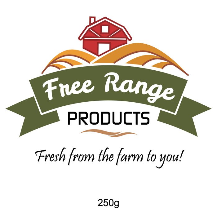 Free Range Label