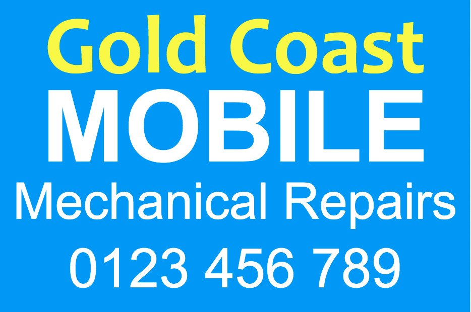 Gold Coast Mobile Service Stickers