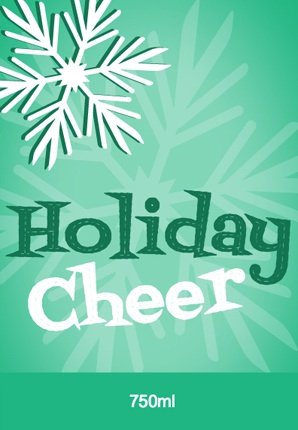 Holiday Cheer Wine Label