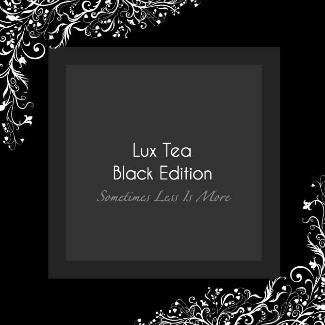 Lux Tea Black Edition Square Label