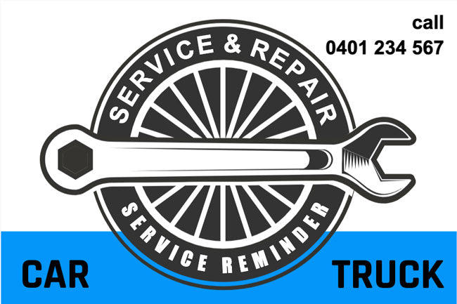 Maintenance Reminder Stickers