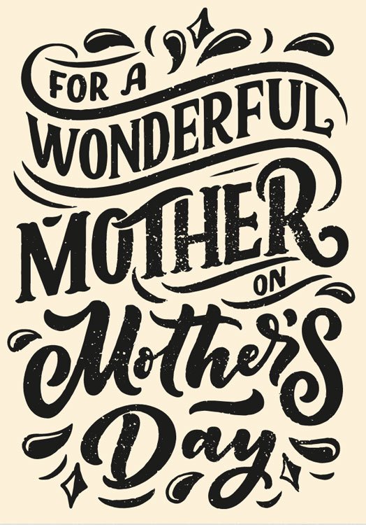 Mothers Day Wine Label