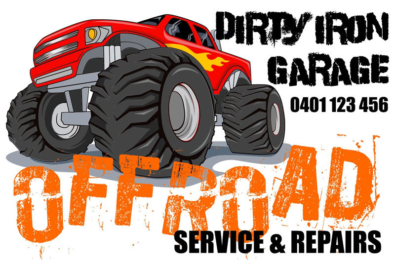 Off Road Vehicle Service Stickers