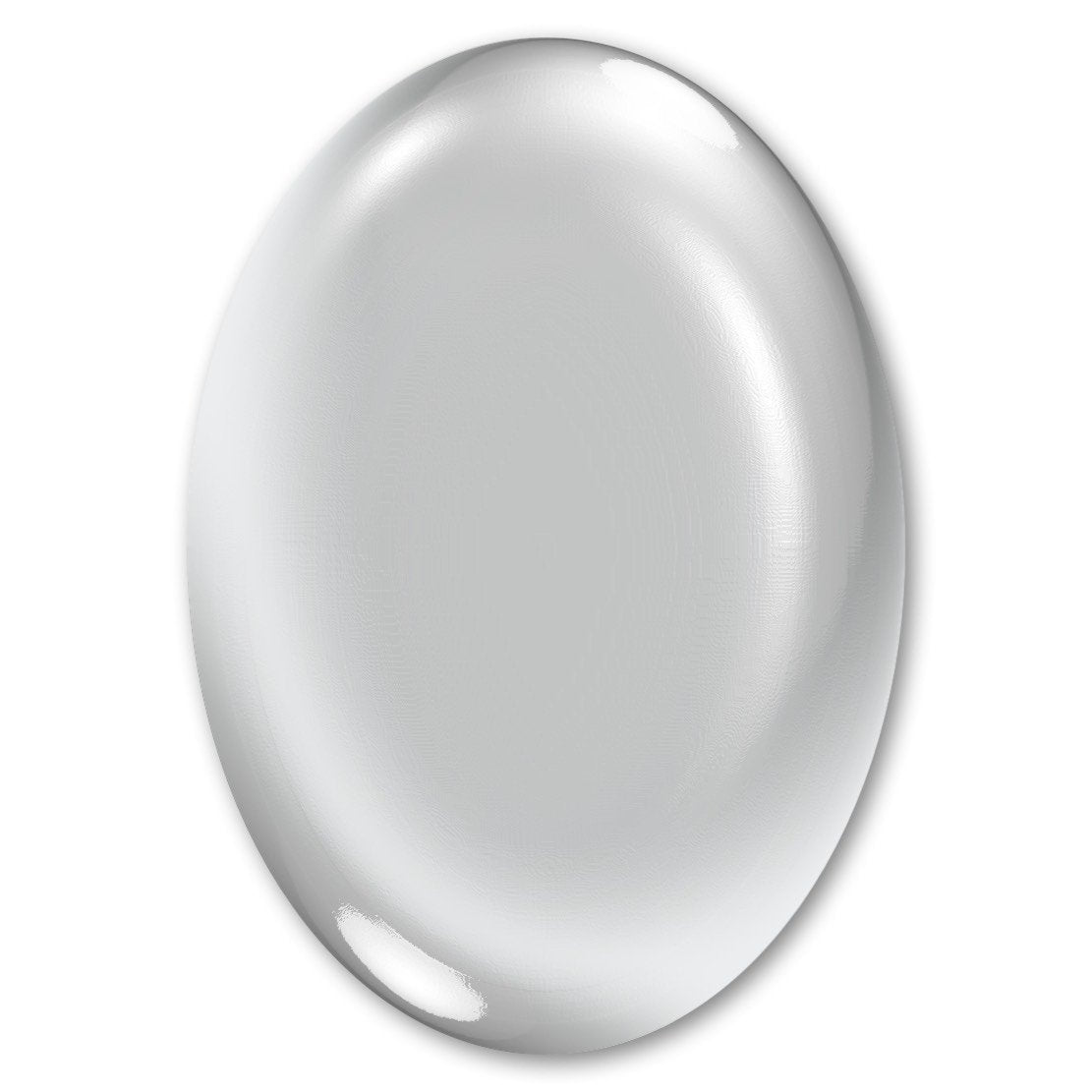 Oval Vertical Resin Domed Label