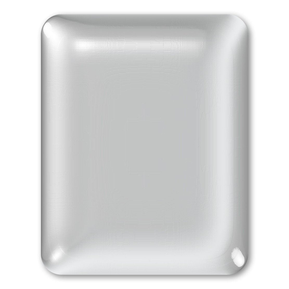 Rectangular Vertical 1.5:1 Resin Domed Label
