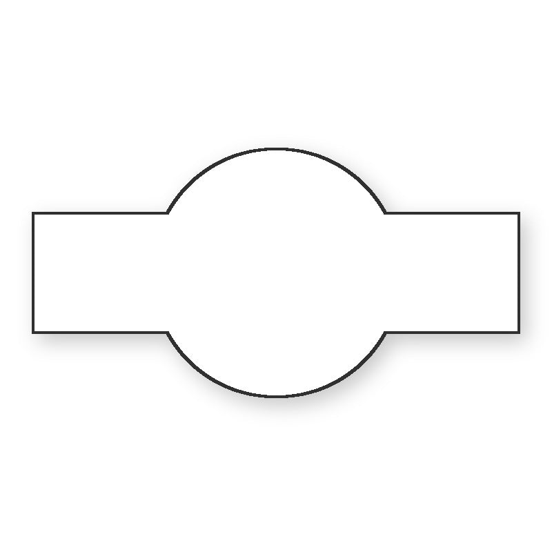 Bar and Ball shaped Label Metallics and White Ink product image