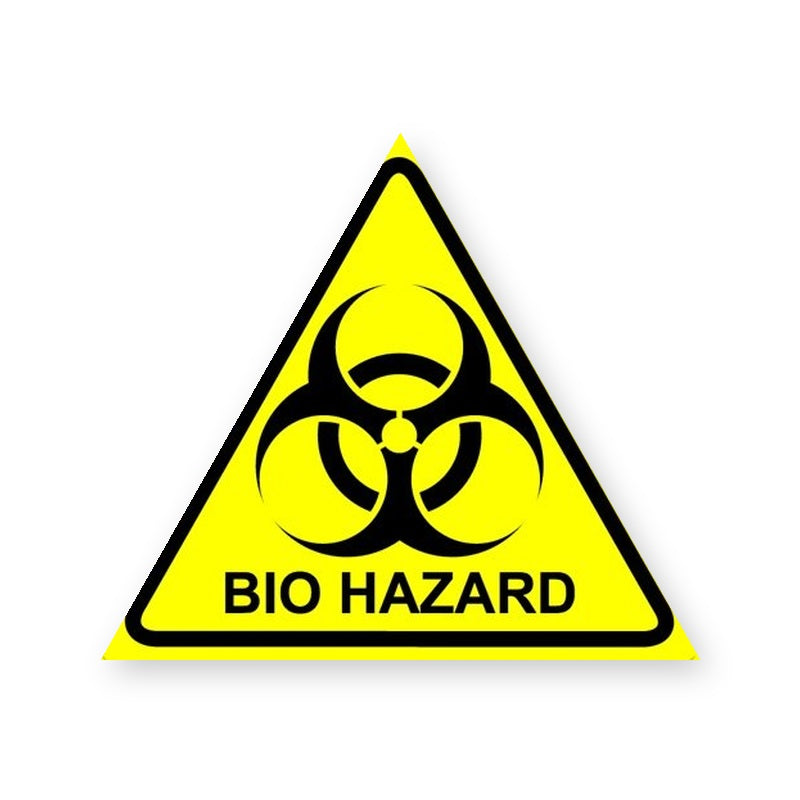 Biohazard Warning Sign Sticker product image