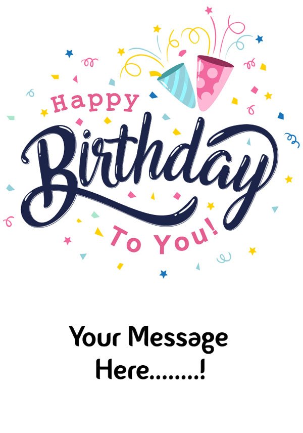 Birthday Wine Label