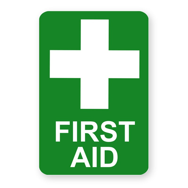 First Aid Green rectangular Sign product image