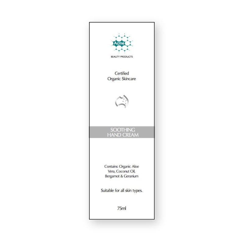 Hand Cream Label – product label
