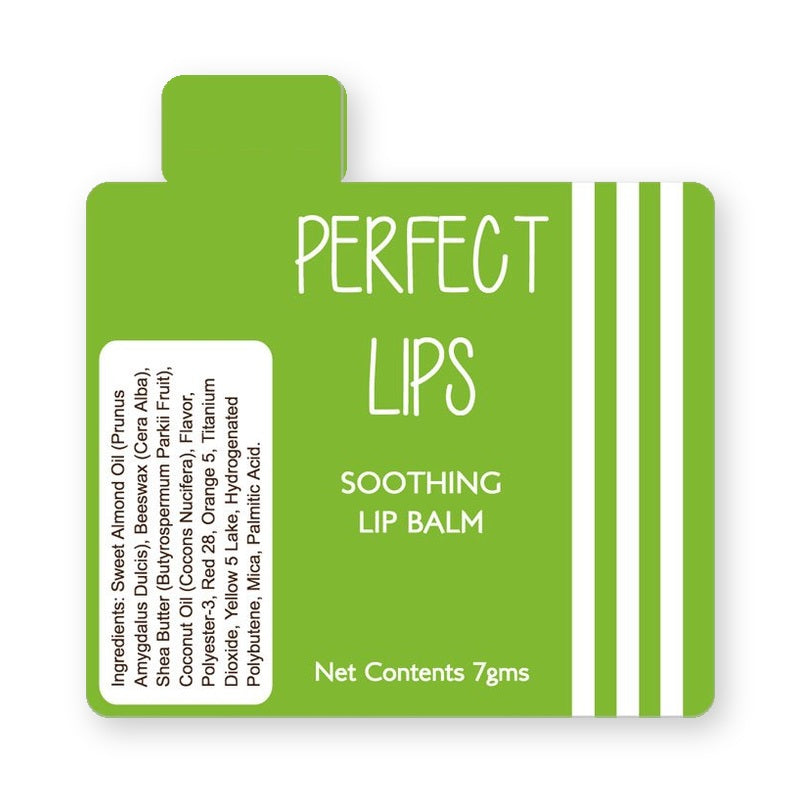 Lip Balm Template Vertical Label – product label