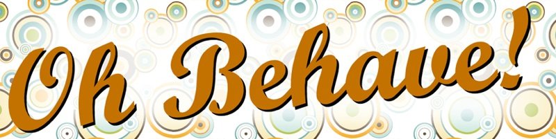 Oh Behave Bumper Sticker