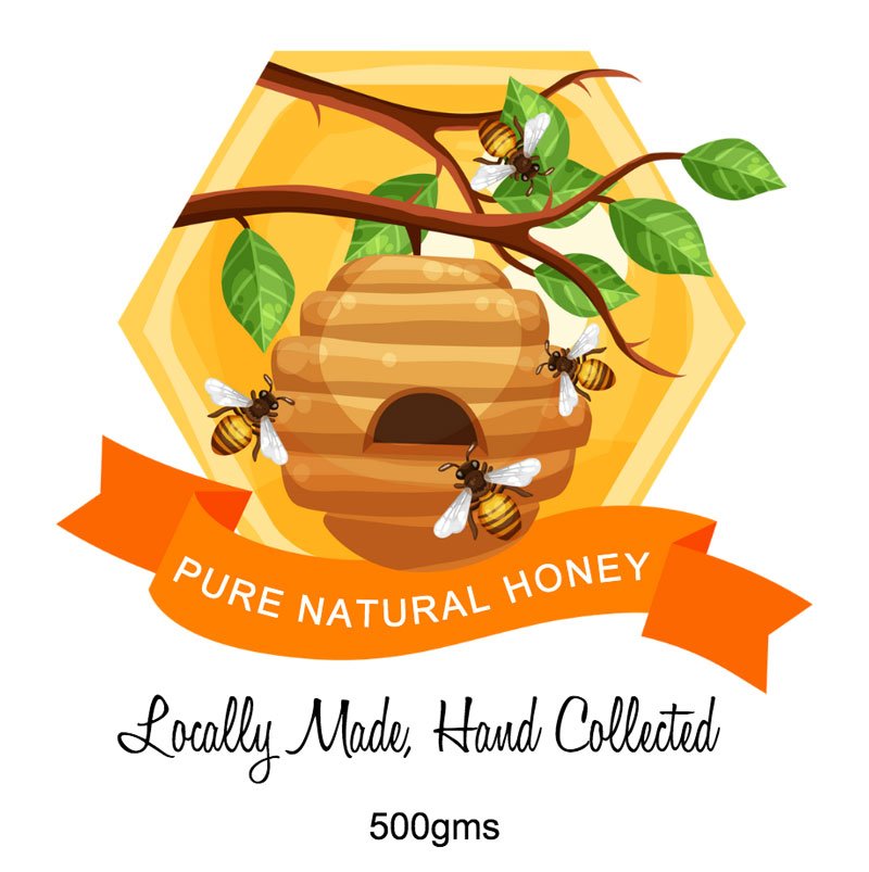 Pure Honey Label