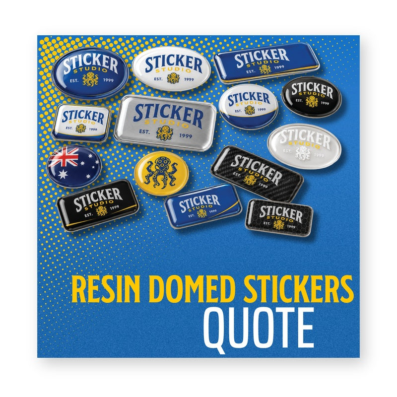 Resin Domed Decals Quote