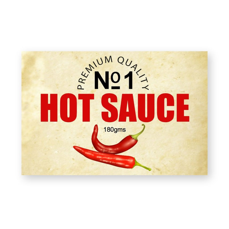 Sauce Label – product label