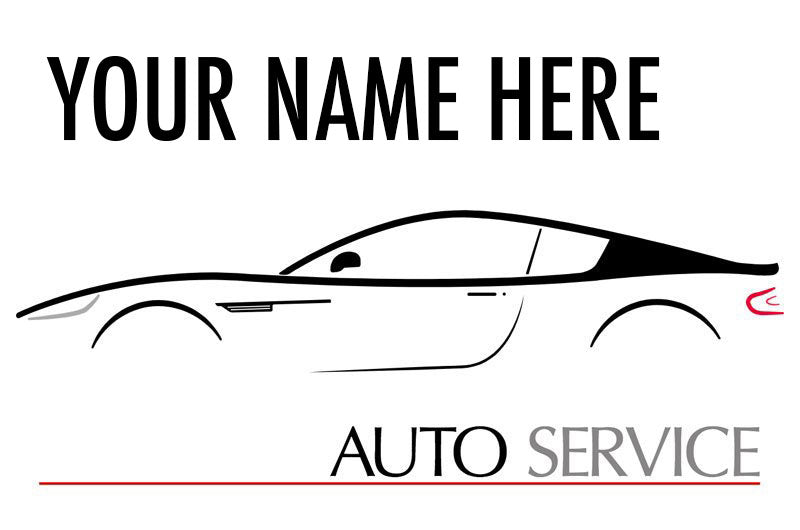 100 x Service Reminder Stickers