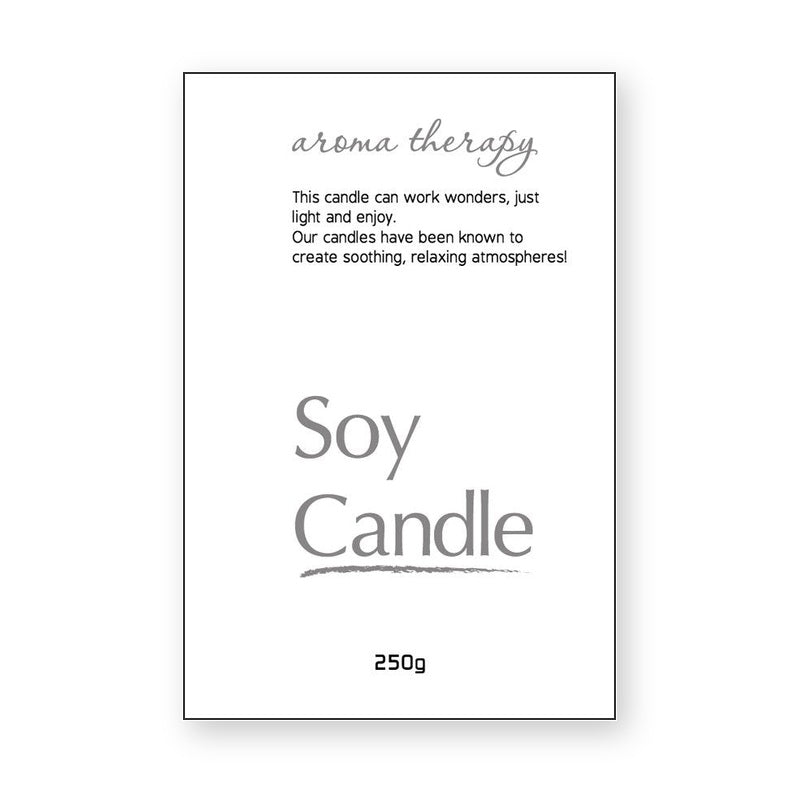 Soy Candle Label – product label