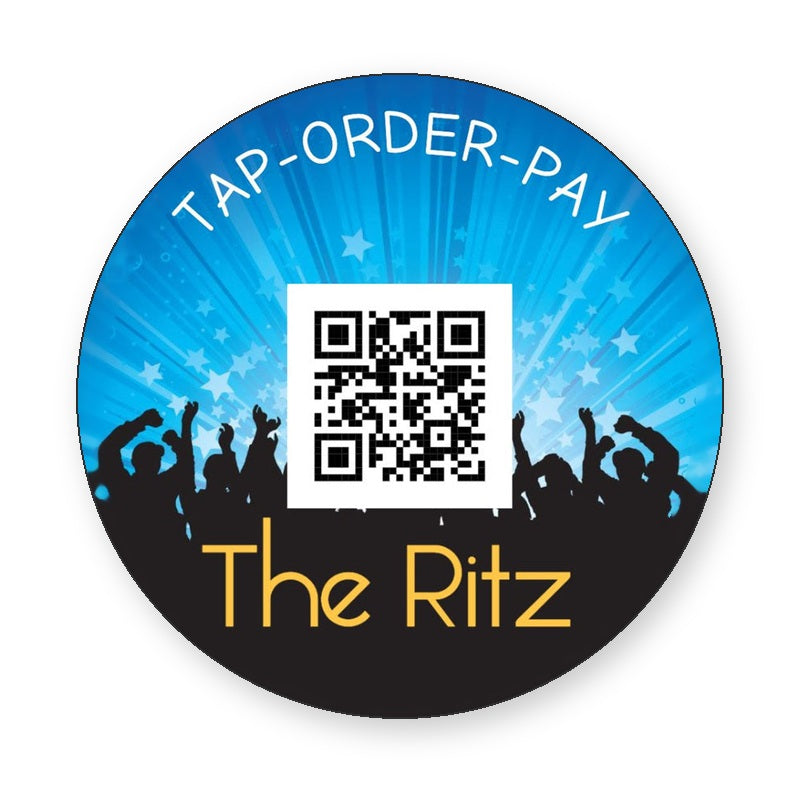 Tap Order Pay Table Top Resin Dome