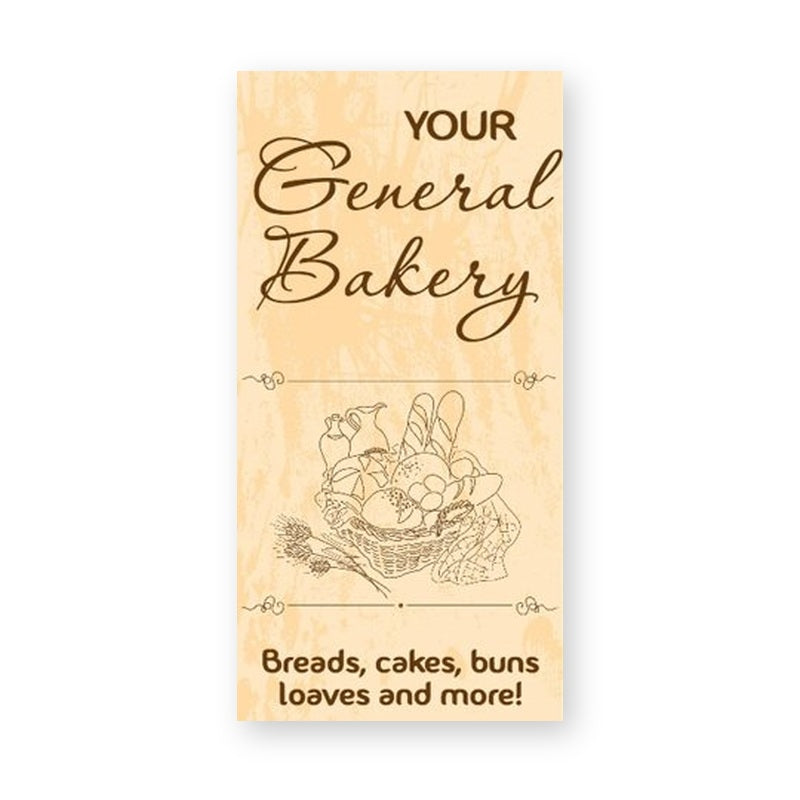 Your General Bakery Label Sticker product label
