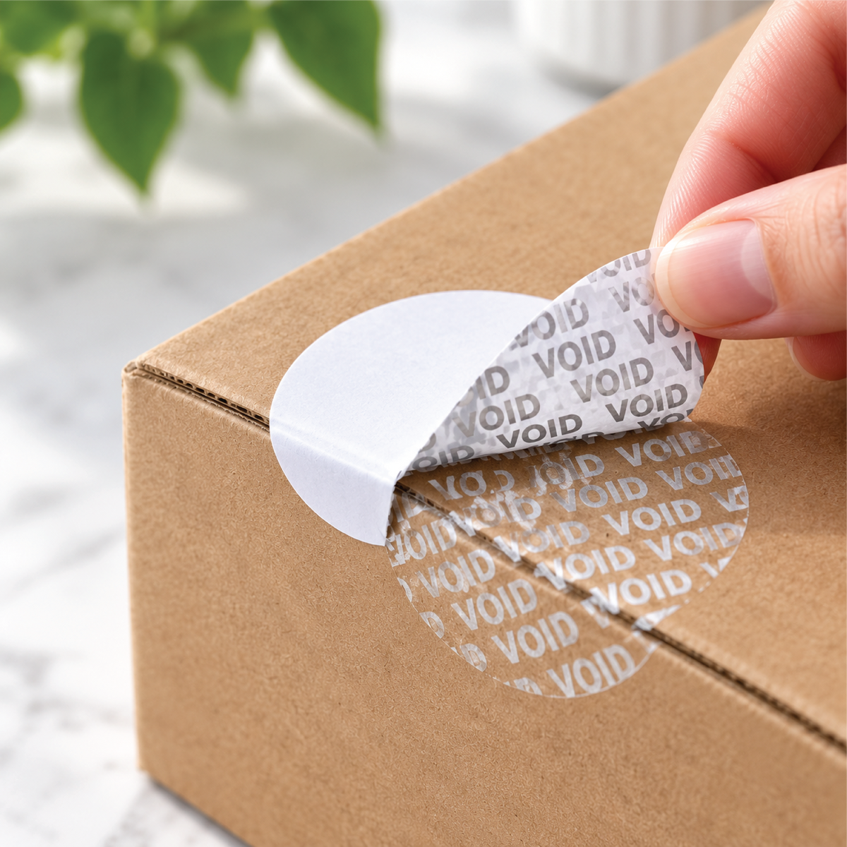 Tamper Evident Void Asset stickers