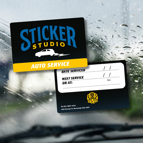 Double Sided Service Stickers