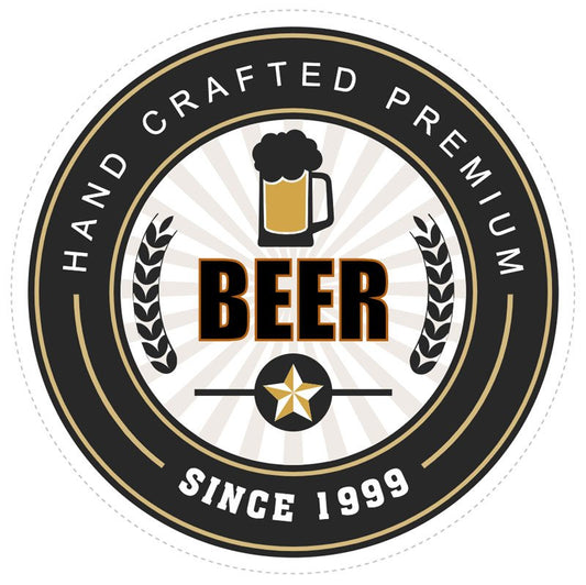 Beer Tap Resin Decals