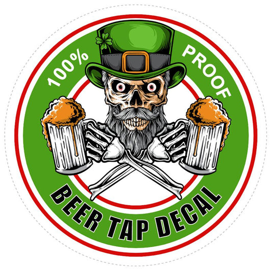 Resin Domed Beer Tap Decal