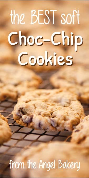 Best Soft Choc Chip Cookie Vertical Label