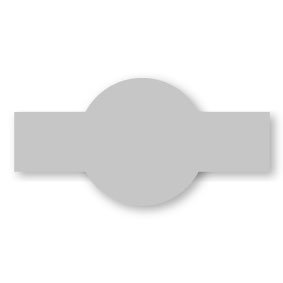 Bar and Ball shaped Label