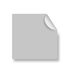 Square Metallic Sticker