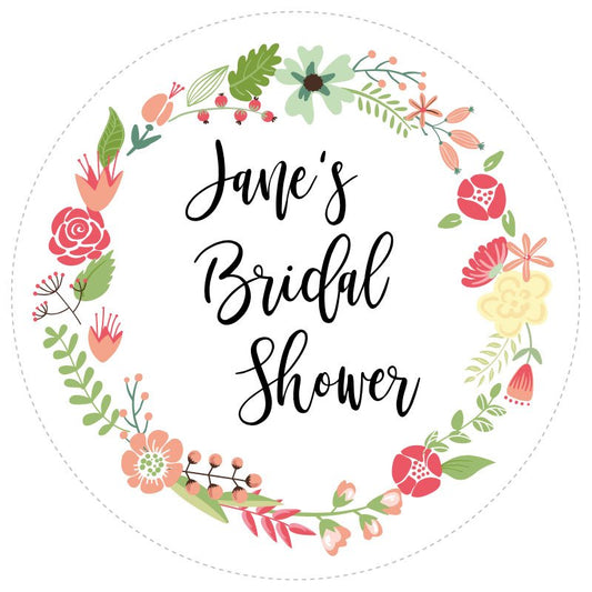 Bridal Shower Label