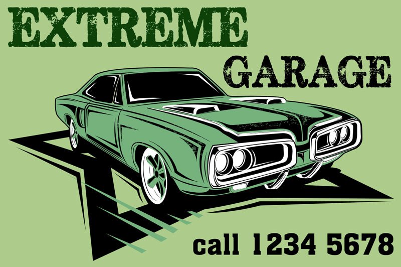 Car Service Stickers