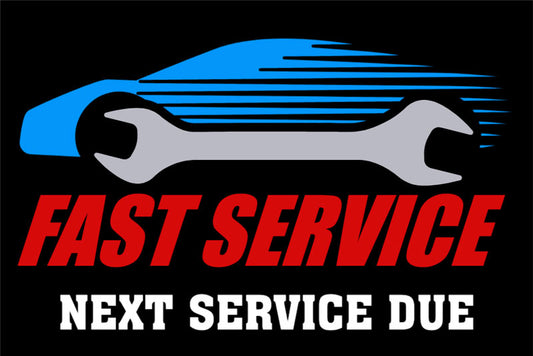 Car Windscreen Service Stickers