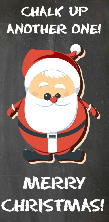 Chalk up another Christmas Label