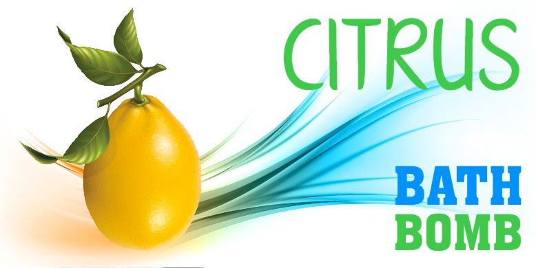 Citrus Bath Bomb Label