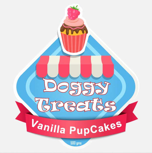 Dog Treats Pup Cakes Label