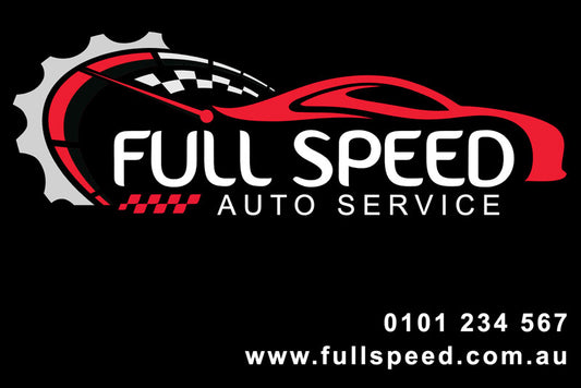 100 x Double Sided Service Stickers