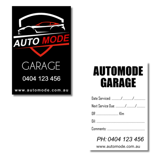 Auto Service Stickers