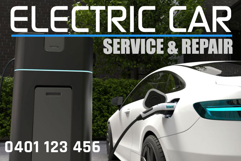 Electric Car Service Stickers