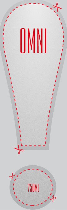Exclamation Mark Shaped Label