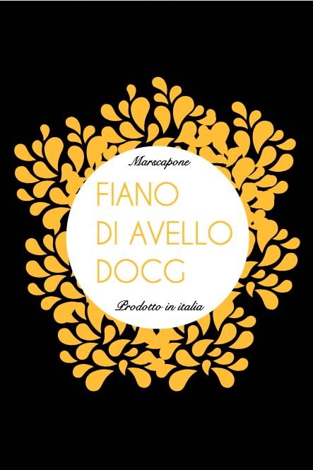 Fiano Di Italian Wine Label