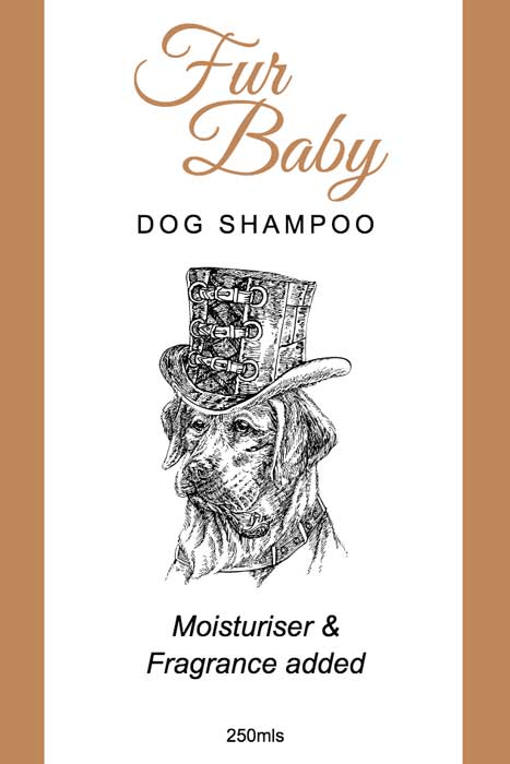 Fur Baby Dog Shampoo Label