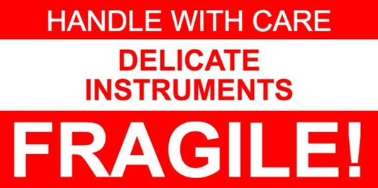 Handle With Care shipping Label