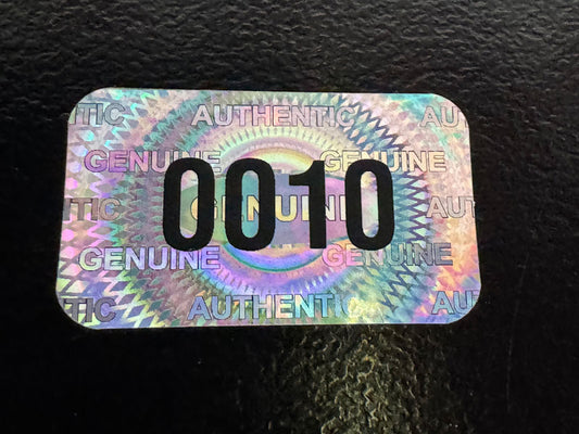 Tamper Evident Holographic Void Security Asset Warranty Stickers 25x15mm