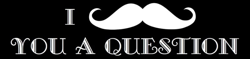 I Moustached You A Question Bumper Sticker
