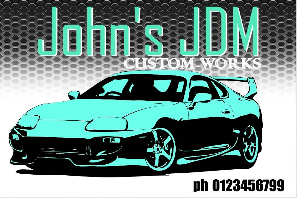 Johns JDM Service Stickers